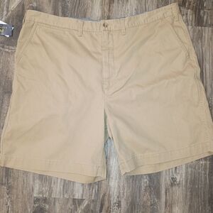 Polo Ralph Lauren Men's Size 42W Tan Relaxed Fit Flat Front Shorts New